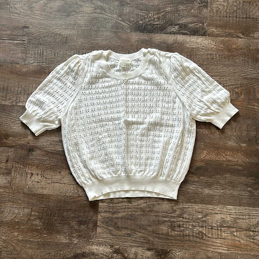 Anthropologie women’s short sleeve shirt